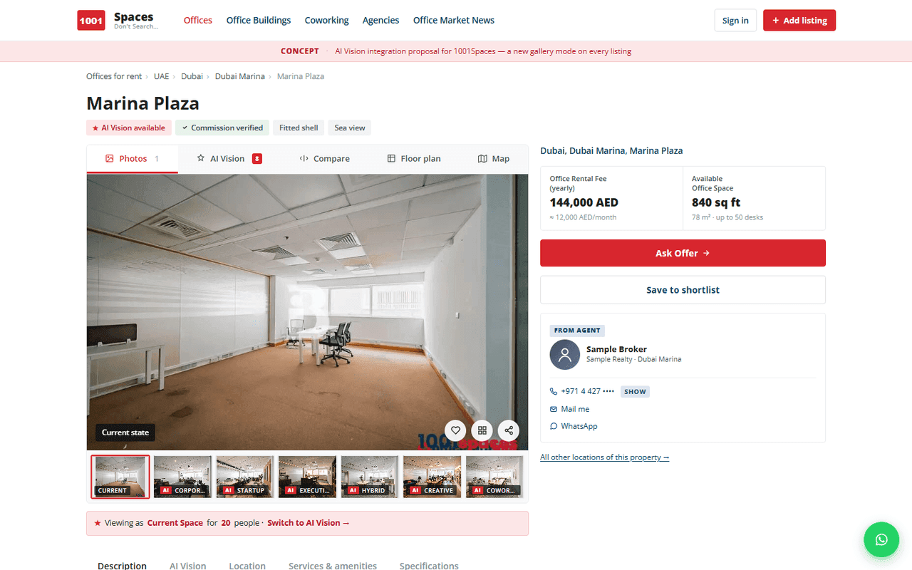 Future Office View · tenant-facing demo